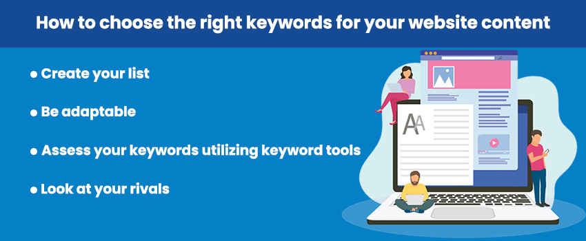 How to choose the right keywords for your website content